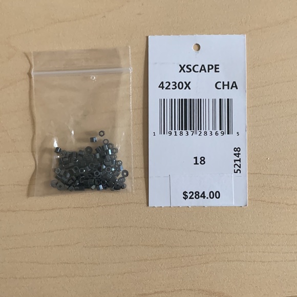 Xcape Evenings “Jerri” beaded short sleeve chiffon gown - Picture 11 of 13